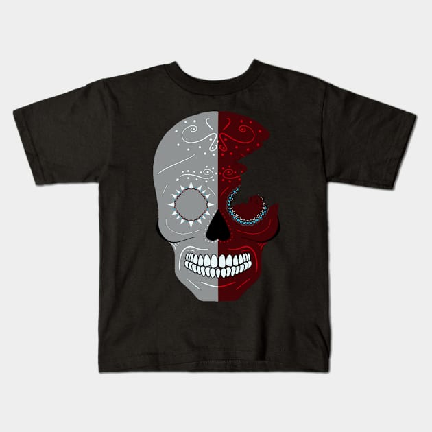 Shoto De Los Muertos Kids T-Shirt by RumorsOfIcarus